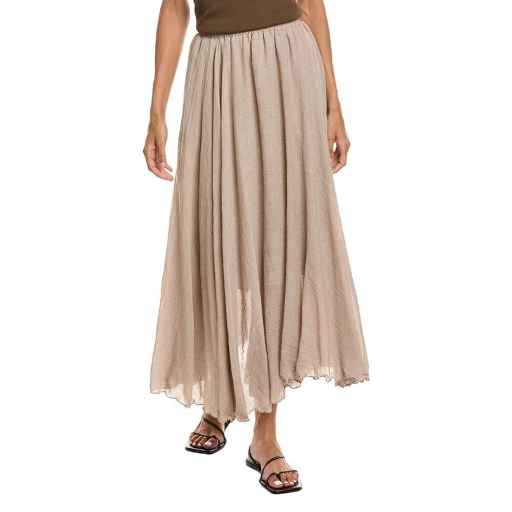 Max Studio Womens Maxi Skirt, Grey